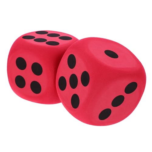 ERINGOGO 2 Stücke Riesen Schaum Würfel Für Jungen Und Mädchen Große Schaum Zahlen Würfel Spielzeug Eva Spiel Spielzeug von ERINGOGO