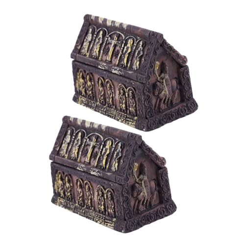 2st Sargbox Aus Kunstharz Särge Außen Künstlich Gruselig Gesicht Hängend Halloween- Halloween-sarg-leckerli-Boxen Miniatur- Gefälscht Halloween-sargkisten Aufkleber Tank ERINGOGO 2st Sargbox Aus Kunstharz Särge Außen Künstlich Gruselig Gesicht Hängend Halloween- Halloween-sarg-leckerli-Boxen Miniatur- Gefälscht Halloween-sargkisten Aufkleber Tank ERINGOGO von ERINGOGO