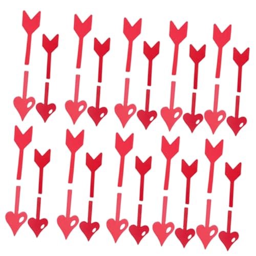 5 Sätze Kucheneinsätze Zum Valentinstag Hichzeitstortendeko Hochzeitstorten Dekoration Dekorationen Cupcake Topper Für Die Hochzeit Obstdekor Selber Machen Papier 20 Stück * 5 ERINGOGO von ERINGOGO