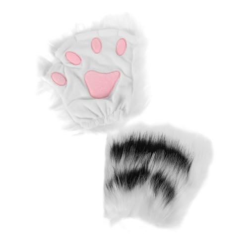 ERINGOGO 1 Paar Entzückende Pelzige Katzenpfotenhandschuhe Für Cosplay- Und Party - -plüsch -tierfästerhäfen Mit Ideal Für Bühnenaufführungen Maskeradekleid ERINGOGO 1 Paar Entzückende Pelzige Katzenpfotenhandschuhe Für Cosplay- Und Party - -plüsch -tierfästerhäfen Mit Ideal Für Bühnenaufführungen Maskeradekleid von ERINGOGO