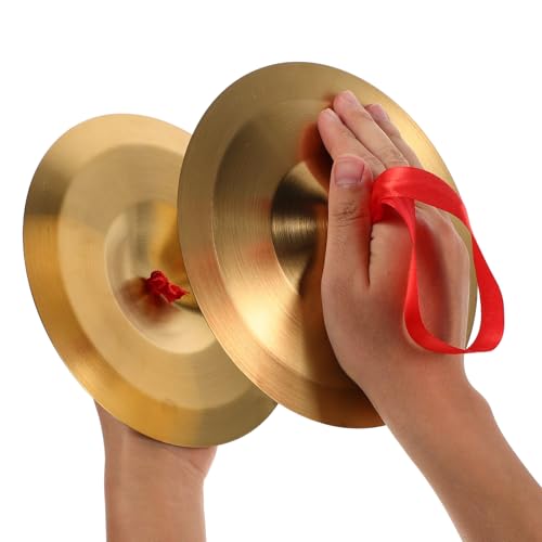 ERINGOGO Metall-fingerzimbeln Handgong-Becken Mini-handzimbeln Robuste Legierungskonstruktion Für Bauchtanz von ERINGOGO