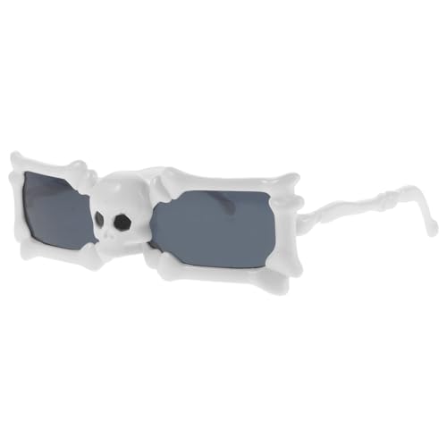 ERINGOGO 1 Paar - Halloween Brille Halloween Dekoration Halloween Fest Brille Hut-Stirnband Couplet-Schriftrolle Karikatur Strandparty-Brille Schädelbrille Plastik Weiß ERINGOGO 1 Paar - Halloween Brille Halloween Dekoration Halloween Fest Brille Hut-Stirnband Couplet-Schriftrolle Karikatur Strandparty-Brille Schädelbrille Plastik Weiß von ERINGOGO
