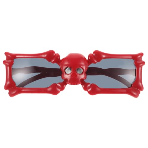 ERINGOGO 1 Paar - Halloween Brille Halloween Dekoration Totenkopfbrille leichte Brille menschliches Zahnmodell Halloween- Neuartige Partybrille Plastik rot ERINGOGO 1 Paar - Halloween Brille Halloween Dekoration Totenkopfbrille leichte Brille menschliches Zahnmodell Halloween- Neuartige Partybrille Plastik rot von ERINGOGO