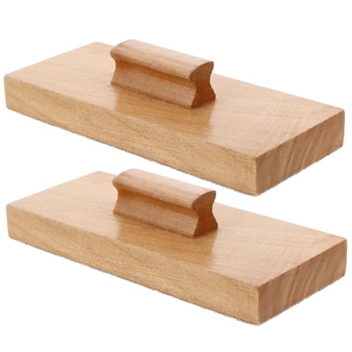 ERINGOGO 1 Paar Orff-Instrumente Für Sandblockinstrument Musikalisches Perkussionsspielzeug Für Sandblöcke Für Musikinstrumente -Instrumente Hölzern Light Brown ERINGOGO 1 Paar Orff-Instrumente Für Sandblockinstrument Musikalisches Perkussionsspielzeug Für Sandblöcke Für Musikinstrumente -Instrumente Hölzern Light Brown von ERINGOGO