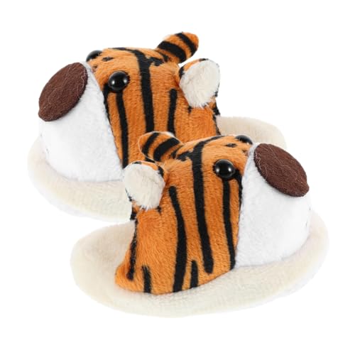 ERINGOGO 1 Paar Puppenhausschuhe, Plüsch-miniaturhausschuhe, Süße Puppenschuhe Für 18-Zoll-Puppen, Winterschuhe, Tiermotiv-Hausschuhe Zum Anziehen Der Puppen ERINGOGO 1 Paar Puppenhausschuhe, Plüsch-miniaturhausschuhe, Süße Puppenschuhe Für 18-Zoll-Puppen, Winterschuhe, Tiermotiv-Hausschuhe Zum Anziehen Der Puppen von ERINGOGO
