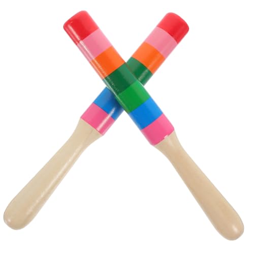 ERINGOGO 1 Paar Rhythmus Sticks aus Holz Pädagogisches Schlaginstrument für Tragbar für Erlernen von Rhythmus Fördert Musikalische Fähigkeiten und Präzisen Takt ERINGOGO 1 Paar Rhythmus Sticks aus Holz Pädagogisches Schlaginstrument für Tragbar für Erlernen von Rhythmus Fördert Musikalische Fähigkeiten und Präzisen Takt von ERINGOGO
