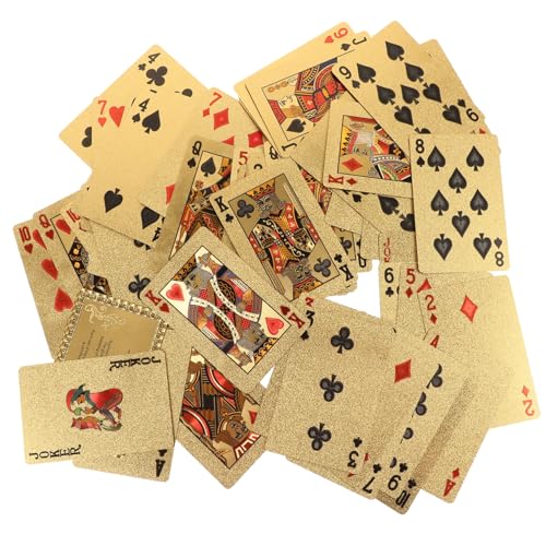 ERINGOGO 1 Pack Plastik Pokerkarten Requisiten Brettspiel Unterhalten Poker Family Gathering Poker Requisite von ERINGOGO