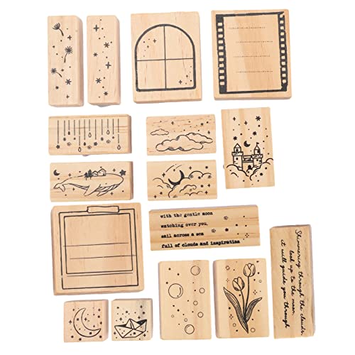 ERINGOGO Scrapbook Romantische Briefmarken Bastelstempel Stempelkissen Buch von ERINGOGO