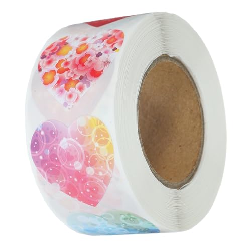 ERINGOGO 1rolle Roll Herz Aufkleber Selbstklebende Herz Sticker Für Umschläge Notizbücher Und Hochzeitsdekoration Für Valentinstag Und ERINGOGO 1rolle Roll Herz Aufkleber Selbstklebende Herz Sticker Für Umschläge Notizbücher Und Hochzeitsdekoration Für Valentinstag Und von ERINGOGO