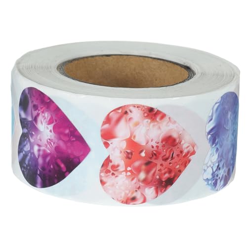 ERINGOGO 1 Rolle Valentinstagsaufkleber Kinderaufkleber Geschenkanhänger Aufkleber Für Etiketten Für Drucker Thermodruckeretiketten Nagelaufkleber Scrapbookaufkleber Siegelaufkleber von ERINGOGO