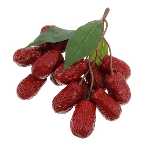 ERINGOGO 1 Saite Modell Mit Rotem Datum Realistisches Rotes Datum Modell Mit Künstlicher Nuss Künstliche Jujube Zum Basteln Lebensechte Dekorationen Für Zuhause Jujube-Modell Plastik ERINGOGO 1 Saite Modell Mit Rotem Datum Realistisches Rotes Datum Modell Mit Künstlicher Nuss Künstliche Jujube Zum Basteln Lebensechte Dekorationen Für Zuhause Jujube-Modell Plastik von ERINGOGO