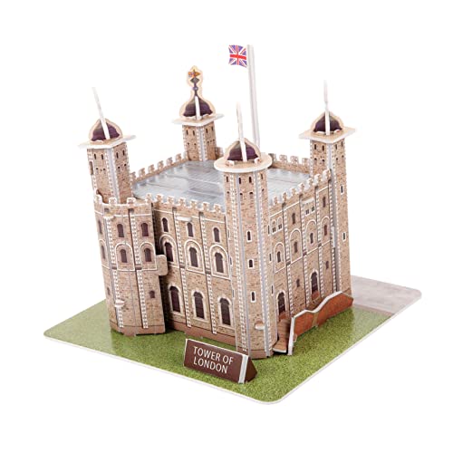 ERINGOGO 1 Satz 3D Tower of London Model Baupuzzle für Erwachsene Reiserätsel Turmmodell Architekturmodell architektonisches Rätsel Bausatz Londoner Rätsel Papier ERINGOGO 1 Satz 3D Tower of London Model Baupuzzle für Erwachsene Reiserätsel Turmmodell Architekturmodell architektonisches Rätsel Bausatz Londoner Rätsel Papier von ERINGOGO