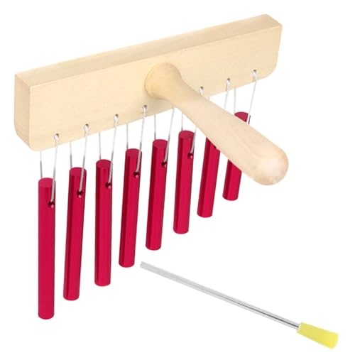 ERINGOGO 1 Satz Aluminiumrohrglockenanordnung Aluminiumrohr Glockenspielinstrument Schlaghandglocke Musiklehrmittel 8 Ton Windspiel Schlagspielzeug Schlagwindspiel Rot Massivholz ERINGOGO 1 Satz Aluminiumrohrglockenanordnung Aluminiumrohr Glockenspielinstrument Schlaghandglocke Musiklehrmittel 8 Ton Windspiel Schlagspielzeug Schlagwindspiel Rot Massivholz von ERINGOGO