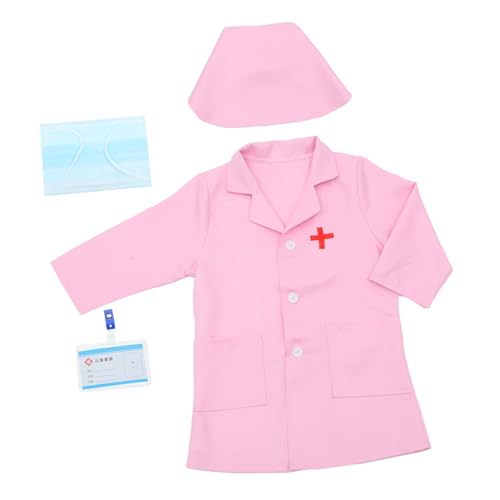 ERINGOGO Kinderarztkostüm Dekorative Arzt-Outfits Für Jungen Und Mädchen Waschbares Krankenhauskleid ERINGOGO Kinderarztkostüm Dekorative Arzt-Outfits Für Jungen Und Mädchen Waschbares Krankenhauskleid von ERINGOGO