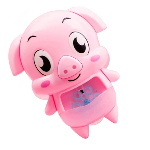 ERINGOGO 1 Satz Badespielzeug Duschspielzeug Blasengebläse Für Babybadewannen Lustiger Seifenblasenmacher Bubble-dusche- Seifenblasenmaschine Für Babys Rosa Plastik von ERINGOGO