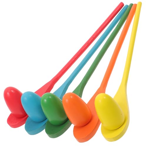 ERINGOGO 1 Satz Balancierendes für Teiliges Eier und Löffel Rennspiel aus Sicherem Material für Outdoor Aktivitäten Balance und Koordination ERINGOGO 1 Satz Balancierendes für Teiliges Eier und Löffel Rennspiel aus Sicherem Material für Outdoor Aktivitäten Balance und Koordination von ERINGOGO