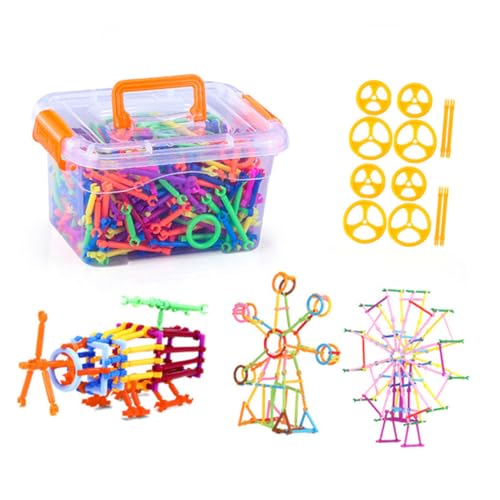 ERINGOGO 1 Satz Baukasten Set aus Bauklötzen Kreatives Puzzle für Fantasie und Kreativität Fördert und Hand Augen Koordination Zufällige Farben Zufällige Farbe von ERINGOGO