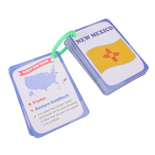 ERINGOGO Lernkarten Mit Us-staatsflaggen 50-teilig Lernkarten Für Kinder Montessori-Spielzeug-Set ERINGOGO Lernkarten Mit Us-staatsflaggen 50-teilig Lernkarten Für Kinder Montessori-Spielzeug-Set von ERINGOGO