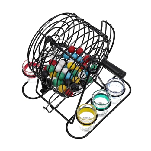 ERINGOGO 1 Satz Bingo-Lotterie-Maschine Lustiges Tischspiel Verlosen Bingomaschine Mit Bällen Nützliche Lotterie-Requisiten Nur Bingokugeln Elektronisches Trinken Colorful Glas ERINGOGO 1 Satz Bingo-Lotterie-Maschine Lustiges Tischspiel Verlosen Bingomaschine Mit Bällen Nützliche Lotterie-Requisiten Nur Bingokugeln Elektronisches Trinken Colorful Glas von ERINGOGO