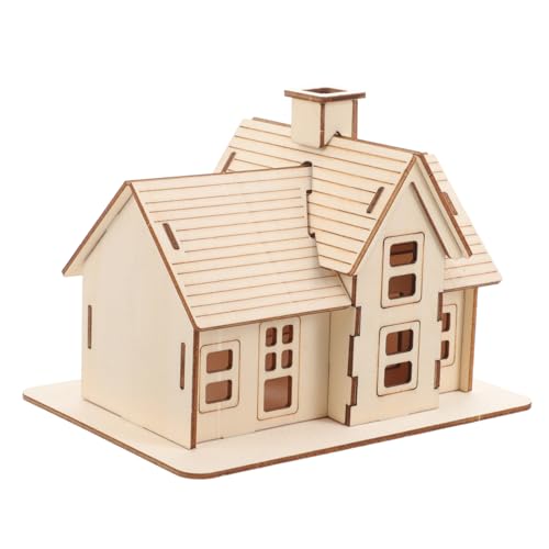 ERINGOGO 1satz Holzhaus Puzzle Für DIY Modellbau Holz Puzzle Für Kreative Dekoration Und Spaß Für Bastelprojekte ERINGOGO 1satz Holzhaus Puzzle Für DIY Modellbau Holz Puzzle Für Kreative Dekoration Und Spaß Für Bastelprojekte von ERINGOGO