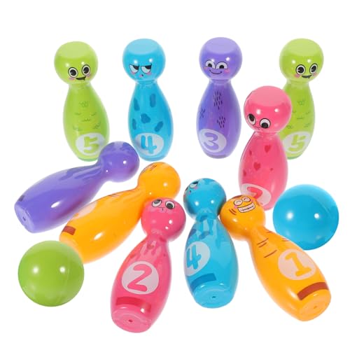 ERINGOGO 1 Satz Bowlingkugel Bowling Set kinderzimmer Sport Bowling Set Bowling für Outdoor-Bowling bowlen Plastik ERINGOGO 1 Satz Bowlingkugel Bowling Set kinderzimmer Sport Bowling Set Bowling für Outdoor-Bowling bowlen Plastik von ERINGOGO