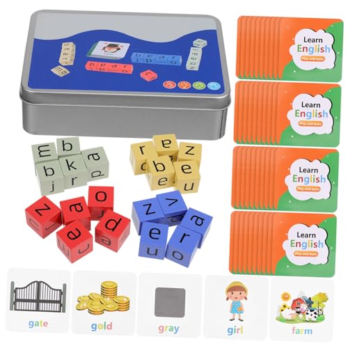 ERINGOGO 1 Satz Buchstabierwortkarten Aufkleber für Spielzeugbälle für Kinderball Hüpfball Rechtschreibspiele Wortspiel Wortrennen-Würfelspiel -Aktivitätswürfel hölzern ERINGOGO 1 Satz Buchstabierwortkarten Aufkleber für Spielzeugbälle für Kinderball Hüpfball Rechtschreibspiele Wortspiel Wortrennen-Würfelspiel -Aktivitätswürfel hölzern von ERINGOGO