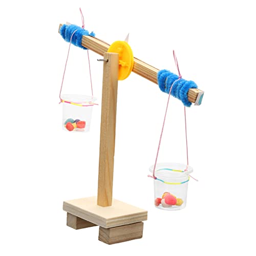 ERINGOGO 1 Satz DIY Holz Balance für Pädagogisches Experimentierspielzeug Mathematischen Fähigkeiten und Wissenschaftsinteresse für Bastelprojekte zu Hause Schule von ERINGOGO