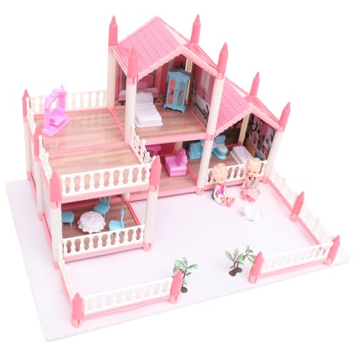 ERINGOGO 1 Satz DIY kinderspielzeug für hühner Room Decor Toys Großes Villa-Schloss-Montagespielzeug Mädchen Plastik Rosa ERINGOGO 1 Satz DIY kinderspielzeug für hühner Room Decor Toys Großes Villa-Schloss-Montagespielzeug Mädchen Plastik Rosa von ERINGOGO