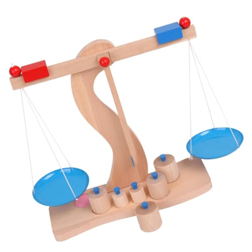 ERINGOGO 1 Satz Digital Balance -lehrwerkzeuge Waage Maßstabsgetreues Bildungsspielzeug Balance Scale Toy Gleichgewichtsspiel Aus Holz Im Holzmaßstab Hölzern von ERINGOGO
