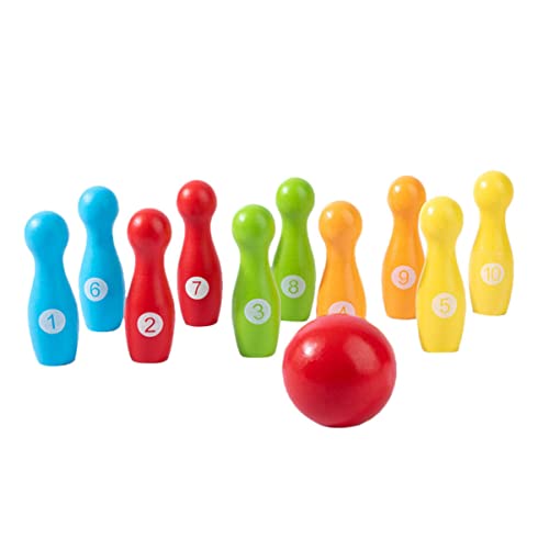ERINGOGO 1 Satz Digital Bowling Toys Bowling-Spielset für Bildungsbedarf hölzern ERINGOGO 1 Satz Digital Bowling Toys Bowling-Spielset für Bildungsbedarf hölzern von ERINGOGO