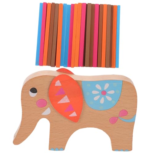 ERINGOGO 1 Satz Elefant Balance Beam Toy Spielblockierblöcke Entzückende Cartoon-stapelblöcke Tierblöcke Spiel Tierblöcke Balancierspiel Gleichgewichtsspiel Für Tiere Hölzern ERINGOGO 1 Satz Elefant Balance Beam Toy Spielblockierblöcke Entzückende Cartoon-stapelblöcke Tierblöcke Spiel Tierblöcke Balancierspiel Gleichgewichtsspiel Für Tiere Hölzern von ERINGOGO