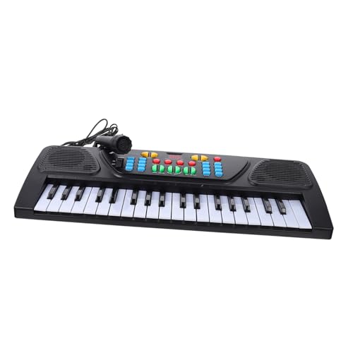 ERINGOGO 1 Satz Elektronisches Klavier mit Mikrofon Tasten Musikspielzeug für Pädagogisches Klavier für Fördert Musikalische für Kreative Spielstunden Schwarz ERINGOGO 1 Satz Elektronisches Klavier mit Mikrofon Tasten Musikspielzeug für Pädagogisches Klavier für Fördert Musikalische für Kreative Spielstunden Schwarz von ERINGOGO