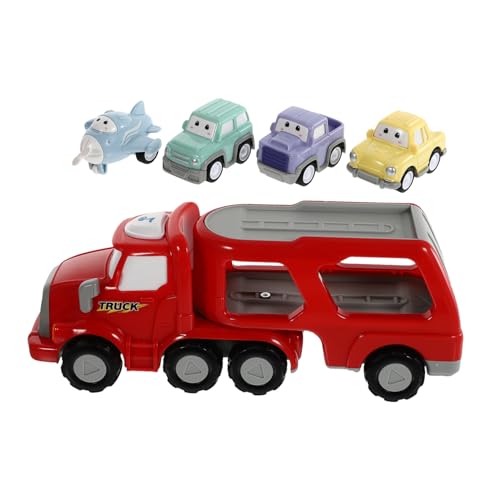 ERINGOGO 1 Satz Fahrzeug Spielzeugset für Inertial Auto mit Licht und Musik Baufahrzeug Modell für Jungen und Interaktives Lernspielzeug für Geburtstage und Tägliches von ERINGOGO