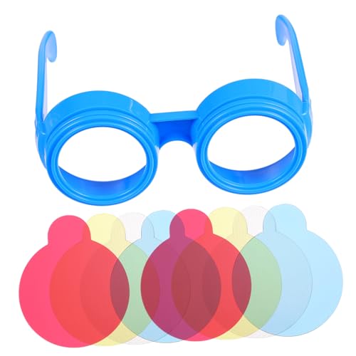 ERINGOGO 1 Satz Farbton Brille für Kinder Brillen zum Farbmischen Brille Spielzeug Kinder Farbmischbrille Experimentierbrille für Kinder Spielzeuge von ERINGOGO