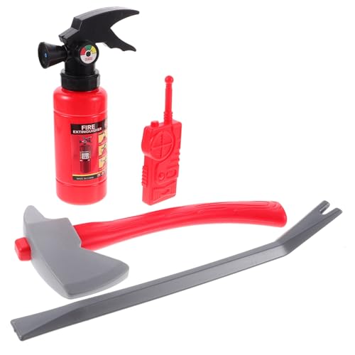 ERINGOGO 1 Satz Feuerwehrmann Rollenspielset Teiliges Kostüm mit Simulation Löschmittelsprüher für Cosplay Themenpartys und Aufführungen Hochwertige und Leichte Materialien von ERINGOGO