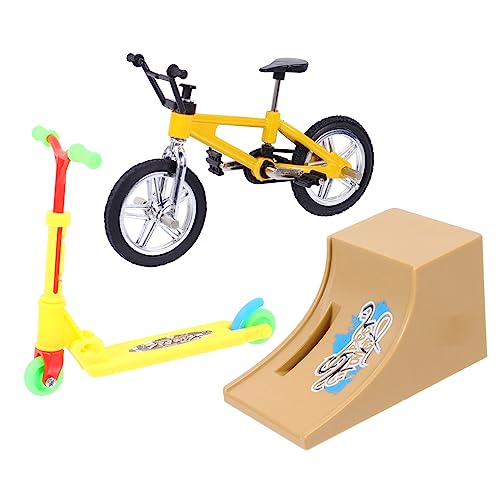 ERINGOGO 1 Set Mini Finger Spielzeuge Fingerbike Roller Rampe Fingertip Sport Für Zuhause Kreatives Fingerbike Set Für Spaß Und Geschicklichkeit ERINGOGO 1 Set Mini Finger Spielzeuge Fingerbike Roller Rampe Fingertip Sport Für Zuhause Kreatives Fingerbike Set Für Spaß Und Geschicklichkeit von ERINGOGO