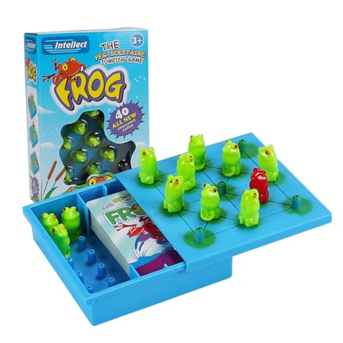 ERINGOGO 1 Satz Frosch Dame für kinderspielzeug logikspiel hühner spielsachen Toys lustiges Spiel Schachbrett logisches Brettspiel Plastik von ERINGOGO
