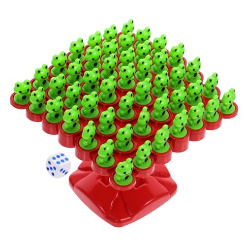 ERINGOGO 1 Satz Frosch Gleichgewichtsspiel Interaktives Montessori für Spieler Frösche und Würfel Fördert Feinmotorik und Familienspiel für Spaß und Lernen ERINGOGO 1 Satz Frosch Gleichgewichtsspiel Interaktives Montessori für Spieler Frösche und Würfel Fördert Feinmotorik und Familienspiel für Spaß und Lernen von ERINGOGO