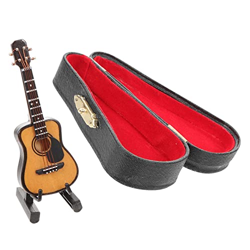 ERINGOGO 1 Satz Gitarrenmodellschmuck Musical Kind Gitarre für Anfänger Mini-Fake-Gitarre klein Größe Spielzeuggitarrenmodell Miniatur Gitarren Miniaturgitarrenmodell Linde ERINGOGO 1 Satz Gitarrenmodellschmuck Musical Kind Gitarre für Anfänger Mini-Fake-Gitarre klein Größe Spielzeuggitarrenmodell Miniatur Gitarren Miniaturgitarrenmodell Linde von ERINGOGO