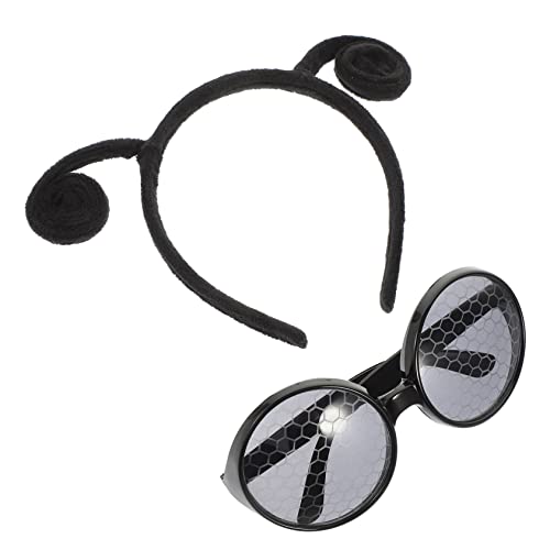 ERINGOGO 1 Satz Haarband mit Insekten Augenbrille für Kostümparty Karneval und Cosplay Dekoration für Weihnachten und Geburtstagsfeiern ERINGOGO 1 Satz Haarband mit Insekten Augenbrille für Kostümparty Karneval und Cosplay Dekoration für Weihnachten und Geburtstagsfeiern von ERINGOGO