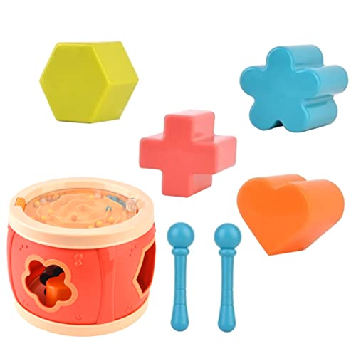 ERINGOGO 1 Satz Handgefertigte Schlagtrommel für Kleinkinder Musikinstrument für Musikalische Früherziehung Fördert Kreativität und Motorik Jungen und Geschenkidee für Geburtstage und ERINGOGO 1 Satz Handgefertigte Schlagtrommel für Kleinkinder Musikinstrument für Musikalische Früherziehung Fördert Kreativität und Motorik Jungen und Geschenkidee für Geburtstage und von ERINGOGO