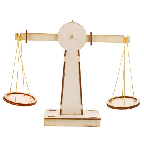 ERINGOGO 1 Satz Handgefertigte Waage Aus Holz Puzzle Rätsel Kleinkinder Spiele Zappeln Jungs Bausätze Babys Tipi Werkzeug DIY-waagenzubehör DIY-Material Balkenwaage Beige Hölzern ERINGOGO 1 Satz Handgefertigte Waage Aus Holz Puzzle Rätsel Kleinkinder Spiele Zappeln Jungs Bausätze Babys Tipi Werkzeug DIY-waagenzubehör DIY-Material Balkenwaage Beige Hölzern von ERINGOGO