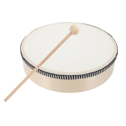 ERINGOGO 1 Satz Handtrommelinstrument für Schlüssel Musiktrommelholz Handperkussionsinstrumente Schlagzeug-Instrument Handtrommel aus Holz Holztrommelinstrument tragbare Trommel Pu ERINGOGO 1 Satz Handtrommelinstrument für Schlüssel Musiktrommelholz Handperkussionsinstrumente Schlagzeug-Instrument Handtrommel aus Holz Holztrommelinstrument tragbare Trommel Pu von ERINGOGO
