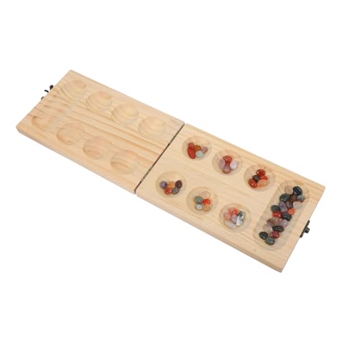 ERINGOGO 1 Satz Hölzernes Edelsteinschach Planke Mancala-Brettspiel für Mancala- Mancala-Steine Multifunktionales Brettspiel Mancala Games Stein und Brett Holz ERINGOGO 1 Satz Hölzernes Edelsteinschach Planke Mancala-Brettspiel für Mancala- Mancala-Steine Multifunktionales Brettspiel Mancala Games Stein und Brett Holz von ERINGOGO