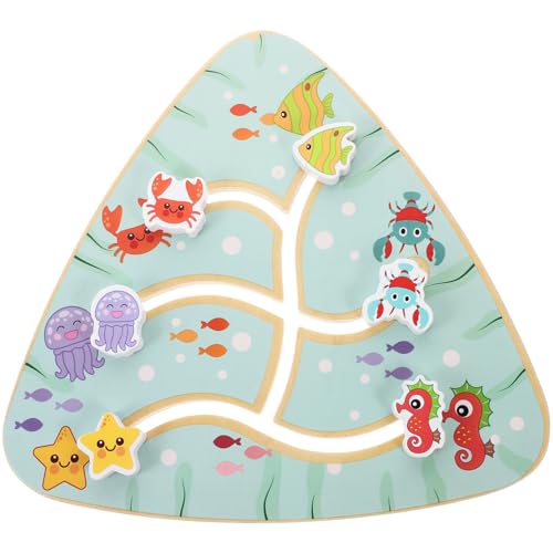 ERINGOGO 1 Satz Holz Maze Puzzle für Interaktives Lernspiel für Spieler Leicht Hochwertigem Holz Fördert Logisches und Motorik für Montessori Spiele ERINGOGO 1 Satz Holz Maze Puzzle für Interaktives Lernspiel für Spieler Leicht Hochwertigem Holz Fördert Logisches und Motorik für Montessori Spiele von ERINGOGO