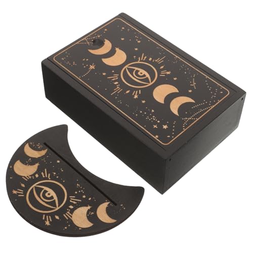 ERINGOGO 1 Satz Holz Tarot Karten Box mit Aufbewahrungscontainer für Tarotkarten Robuste und Praktische Kartenhalterung für Brettspiele und Sammlungen Schützende und Stilvolle Präsentation ERINGOGO 1 Satz Holz Tarot Karten Box mit Aufbewahrungscontainer für Tarotkarten Robuste und Praktische Kartenhalterung für Brettspiele und Sammlungen Schützende und Stilvolle Präsentation von ERINGOGO