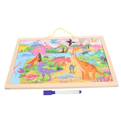 ERINGOGO 1 Satz Holzpuzzle für Kleinkinder Teile Dinosaurier Pädagogisches Hand Augen Koordination Langlebig und Sicher für Lernspielzeug für Junge und Jungen von ERINGOGO