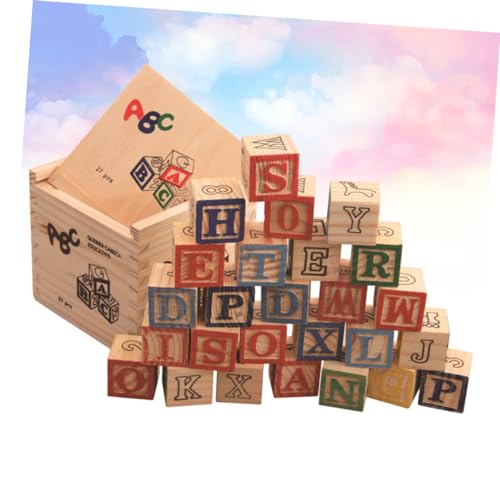 ERINGOGO 1 Satz Holzspielzeug Set mit Bunten und Buchstabenbausteinen Frühes Lernspielzeug für Kreativität Problemlösungsfähigkeiten und Hand Auge Koordination Interaktives für Jungen ERINGOGO 1 Satz Holzspielzeug Set mit Bunten und Buchstabenbausteinen Frühes Lernspielzeug für Kreativität Problemlösungsfähigkeiten und Hand Auge Koordination Interaktives für Jungen von ERINGOGO