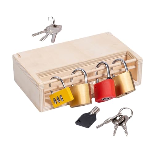 ERINGOGO 1 Satz Holzspielzeug für Kleinkinder Montessori Unlocking Box Pädagogisches Form Farbenspielzeug Hand Koordination Feinmotorik Fördern Sicher Langlebig für Jahren ERINGOGO 1 Satz Holzspielzeug für Kleinkinder Montessori Unlocking Box Pädagogisches Form Farbenspielzeug Hand Koordination Feinmotorik Fördern Sicher Langlebig für Jahren von ERINGOGO