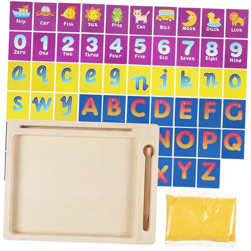 ERINGOGO 1 Satz Kinderschreibunterrichtshilfen Vorschulklassen Müssen Haben Sandschalen Zum Schreiben Schreibtablett Aus Sand Sandkästen Kindergarten Klassenzimmer Müssen Haben Hölzern ERINGOGO 1 Satz Kinderschreibunterrichtshilfen Vorschulklassen Müssen Haben Sandschalen Zum Schreiben Schreibtablett Aus Sand Sandkästen Kindergarten Klassenzimmer Müssen Haben Hölzern von ERINGOGO